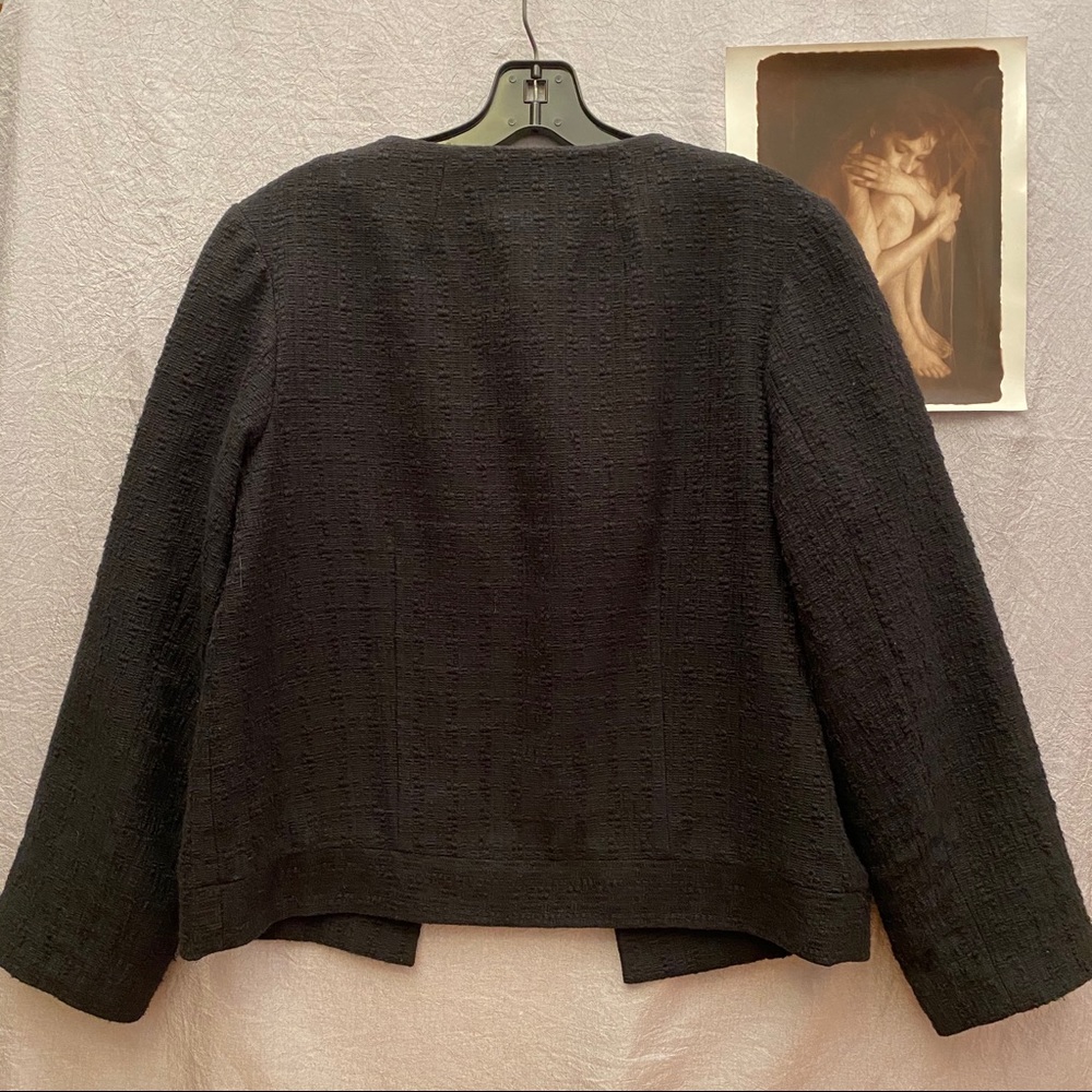 Silence + Noise Black Open Front Blazer. Size M - image 6